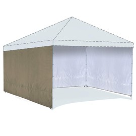 REDCAMP 10x6.2ft Instant Canopy Sidewall for 10x10ft Pop Up Canopy, 3 Pack Sunwall, Blue/Khaki