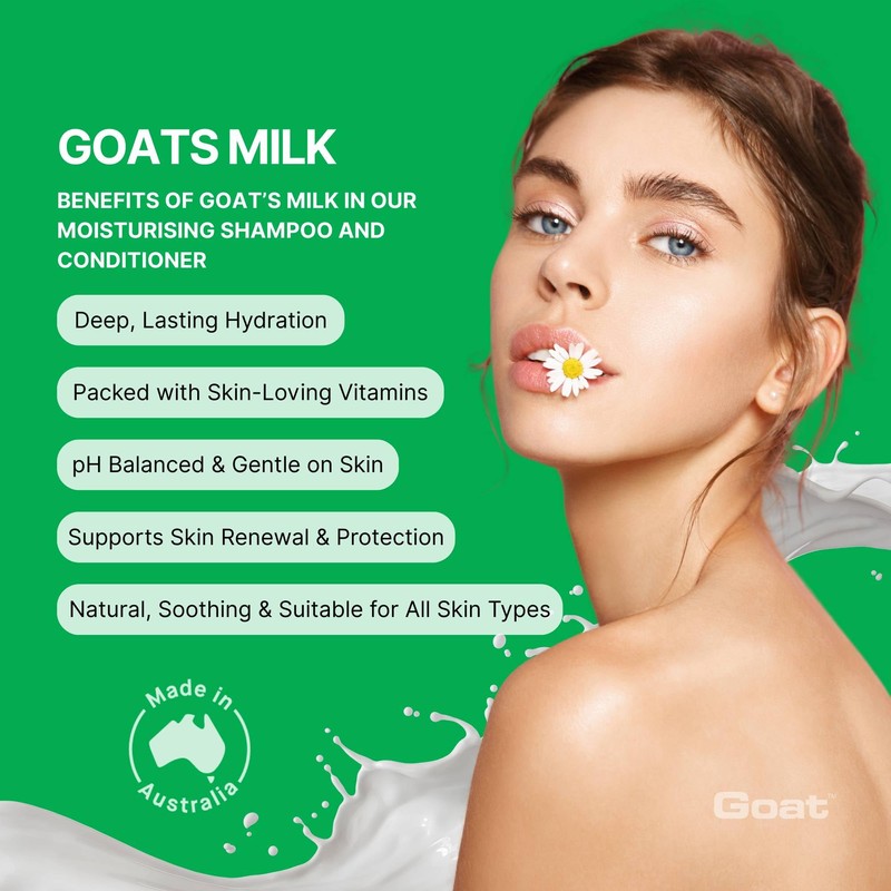 Goat Soap Moisturizing Shampoo & Conditioner Duo Pack Lemon Myrtle