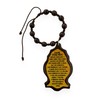 GCK Holy Child of Atocha Brown Wood Medallion Hanging Home