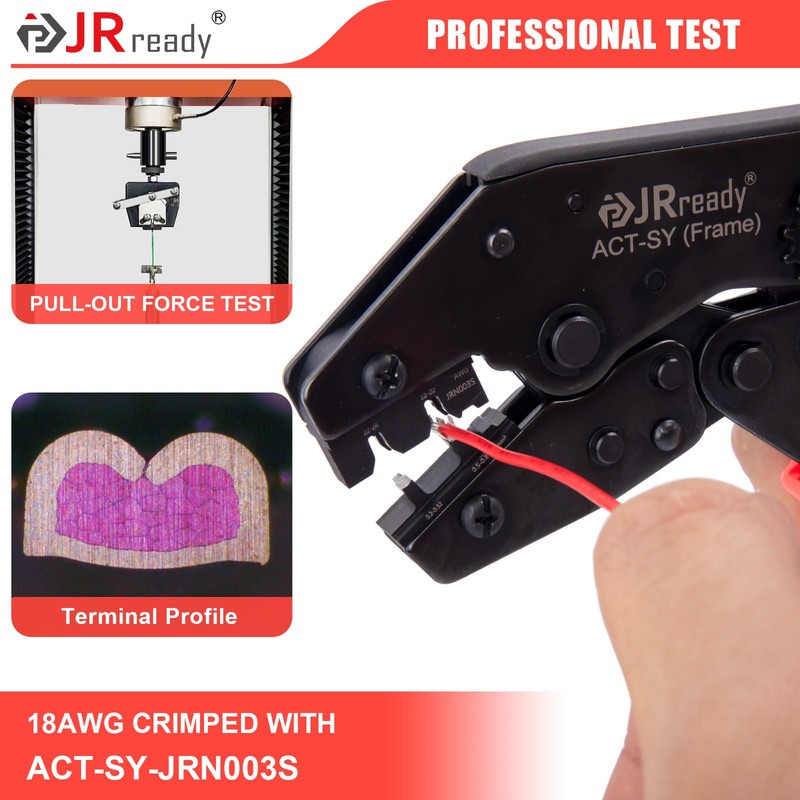 JRready ACT-SY-JRN003S 062" Crimp Tool for 1.57mm Dia. terminal Stamped