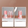 Cotton Pad Dispenser Automatic Dustproof Transparent Wall Mounted Wall Mounted