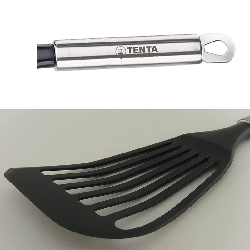 Tenta Kitchen Spatulas Stainless Steel Nylon Flexible Fish Turner Spatula