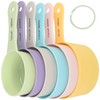 Measuring Cups Set 6, Plastic Measuring Cups Set, Cooking Measuring