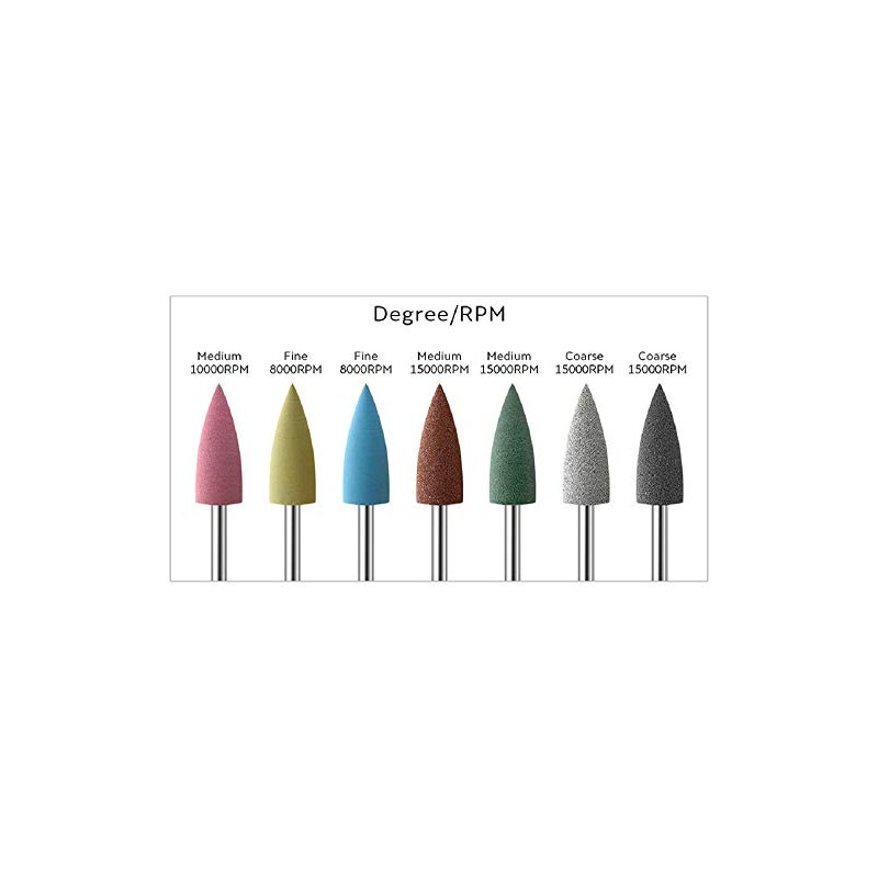 KADS Electric Nail Drill Rubber Nail File Flexible Polisher Manicure
