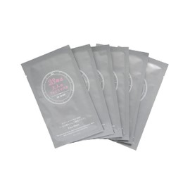 SDGs Food Cosmetics Face Mask with 5 Types of Naturally Derived Moisturizing Ingredients 23 o'clock Adult Face Mask, Clear Case, Set of 6
