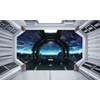 Reyhui 3D Spaceship Wall Mural Wallpaper Universe Large Wallpaper for