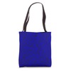 Cobalt-Blue Leopard Prints Cheetah Pattern Women Girls Cute Tote Bag