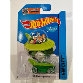 Hot Wheels 2015 HOT WHEELS  THE JETSONS CAPSULE CAR HW CITY #57/250 HW TOONED