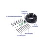 Maximex Garden Watering System - Easy Fit Plastic Black