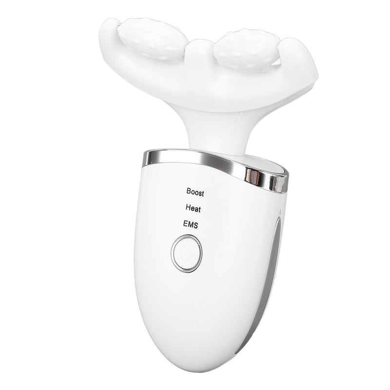 LED Neck Face Beauty Device with Detachable Massage Roller Heating