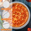 Sourcing Map 2 Pcs 8" Aluminum Round Pizza Baking Screen