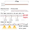 Mini LED Headlight, 9 Pieces, 12 V, 1 W Recessed