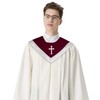 IvyRobes Unisex Reversible V Shape Choir Stole with Border and