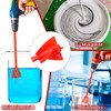 12 Pieces Paint Mixer Drill Attachment,Helix Paint Mixer Resin Drill