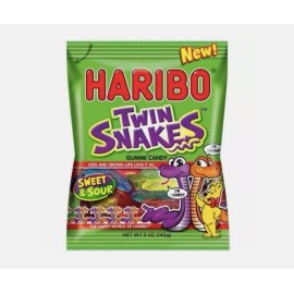 Haribo Twin Snakes Gummi Candy 5 oz. Bags
