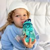 Nuby Flip-it Kids On-The-Go Botella de agua impresa con pajita
