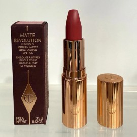 Charlotte Tilbury Matte Revolution Lipstick ~ GRACEFULLY PINK ~ Full Size 0.12oz