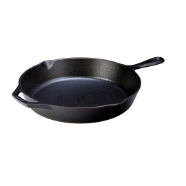 Lodge Cast Iron 12" Seasoned Skillet, Black