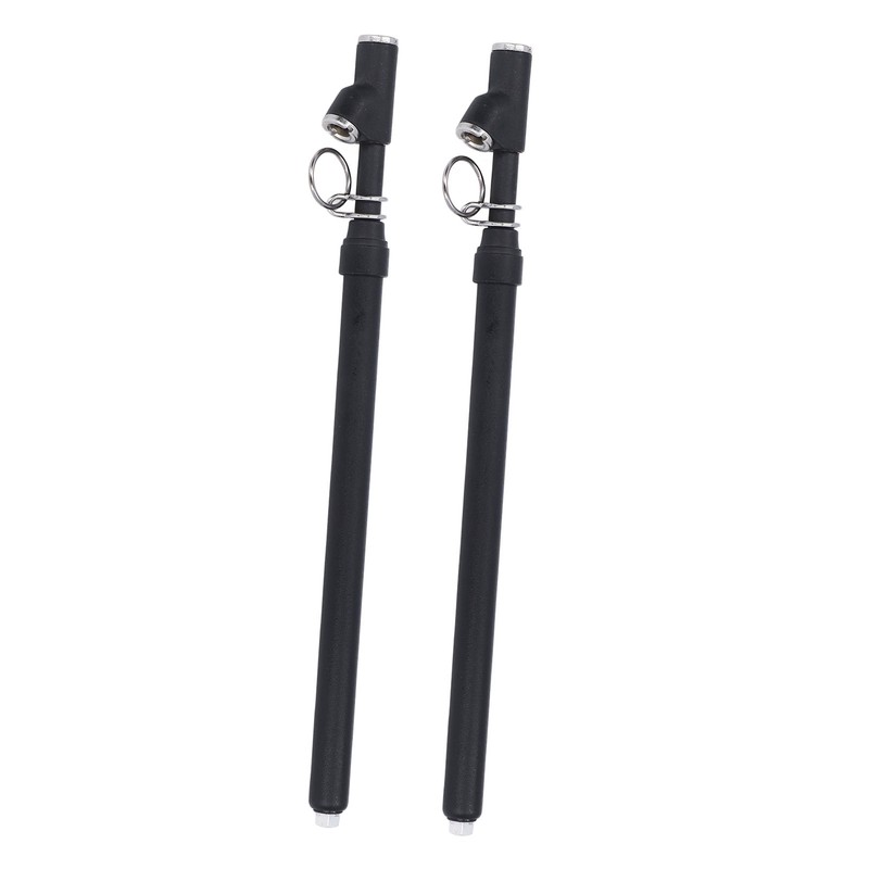 2PCS Dual Head Air Pressure Gauge 20‑220lb/In² Accurate Straight Type