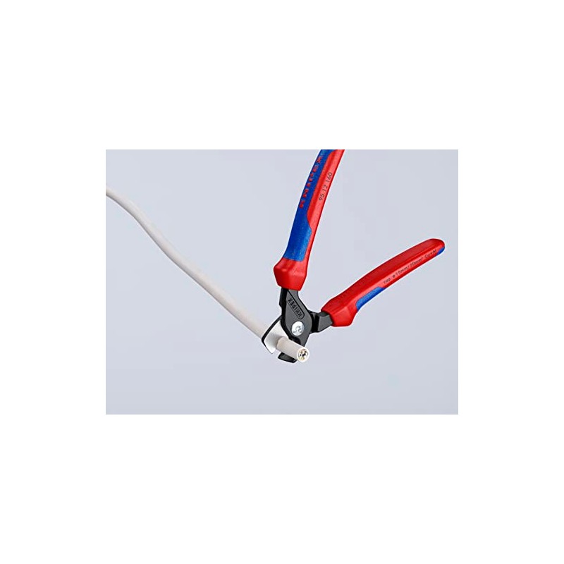 Knipex StepCut Cable Shears burnished, with multi-component grips 160 mm