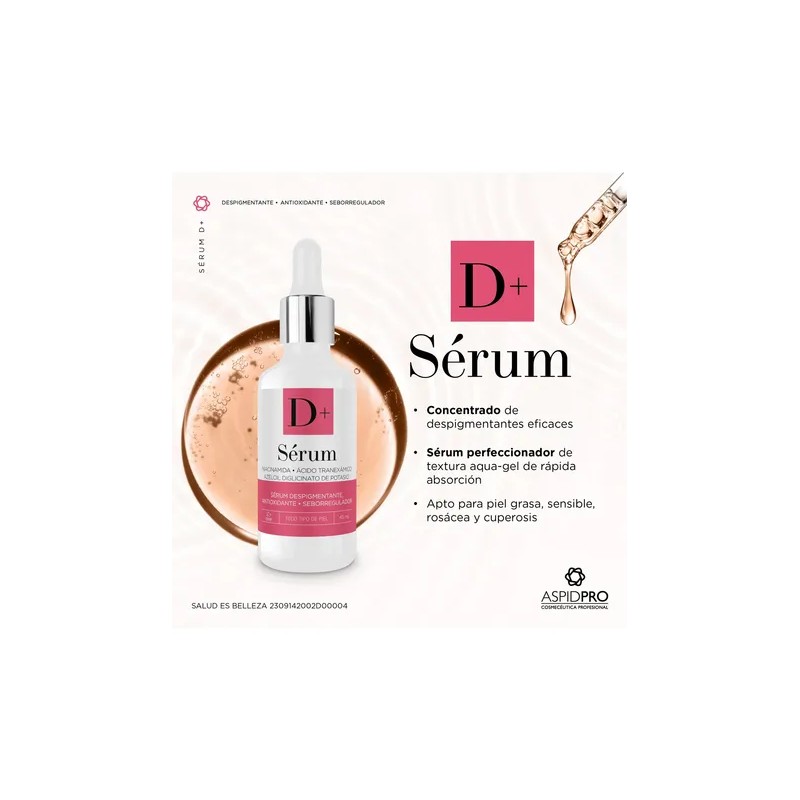 Aspidpro Suero Serum D Despigmentante Antioxidante
