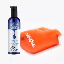 Arbora Aceite Muscular Árnica + Compresa De Gel Térmica Terapéutica