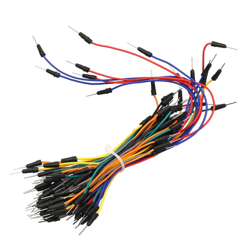 130 Pcs Solderless Flexible Breadboard Jumper Wires Compatible with Arduino,