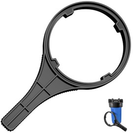 Heavy Duty Whole House Water Filter Wrench - 6.38" Max Inner Diameter, for Big Blue-Style Filter Housings, Water Filter Housing Wrench Compatible with 4.5"x10" or 4.5"x20" Cartridges
