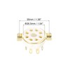 MECCANIXITY 8 Pins PCB Tube Socket Ceramics, Vacuum Tube Protect