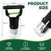 H HUGELEAF Garden Bulb Planter Tool 1-5 Inch Depth