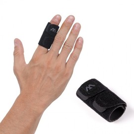 Finger Protector Knuckle Compression Brace Black M 4ea