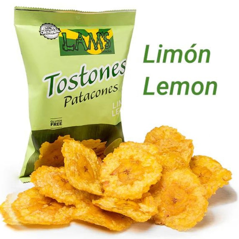 Lam's Tostones Lemon, No Trans Fat, Gluten Free, 10 x