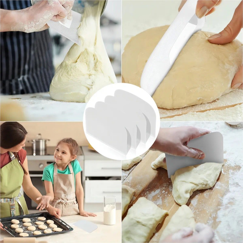 Espátula Repostería Travessa Plástico 14cm Pack 9 Unidades