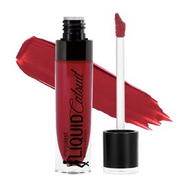 Wet n Wild Megalast Liquid Catsuit Lipstick Missy and Fierce 6 g – Labial Líquido Mate Rojo Intenso, Alta Pigmentación, Larga Duración y Acabado Profe