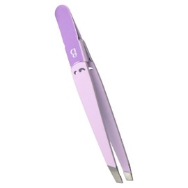 Bocas tweezers eyebrow waxing fine hair removal tweezer STW-200, 1 piece, purple / 보카스 족집게 눈썹 왁싱 잔모 잔털 제거 트위저 STW-200, 1개, 퍼플