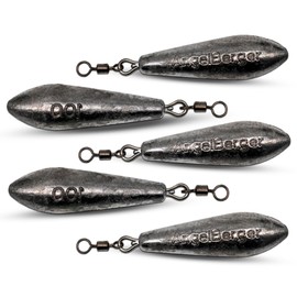Angel Berger Surf Lead Set, 100 g, 5 Pieces, Sea Lead Fishing Lead, Sea Fishing