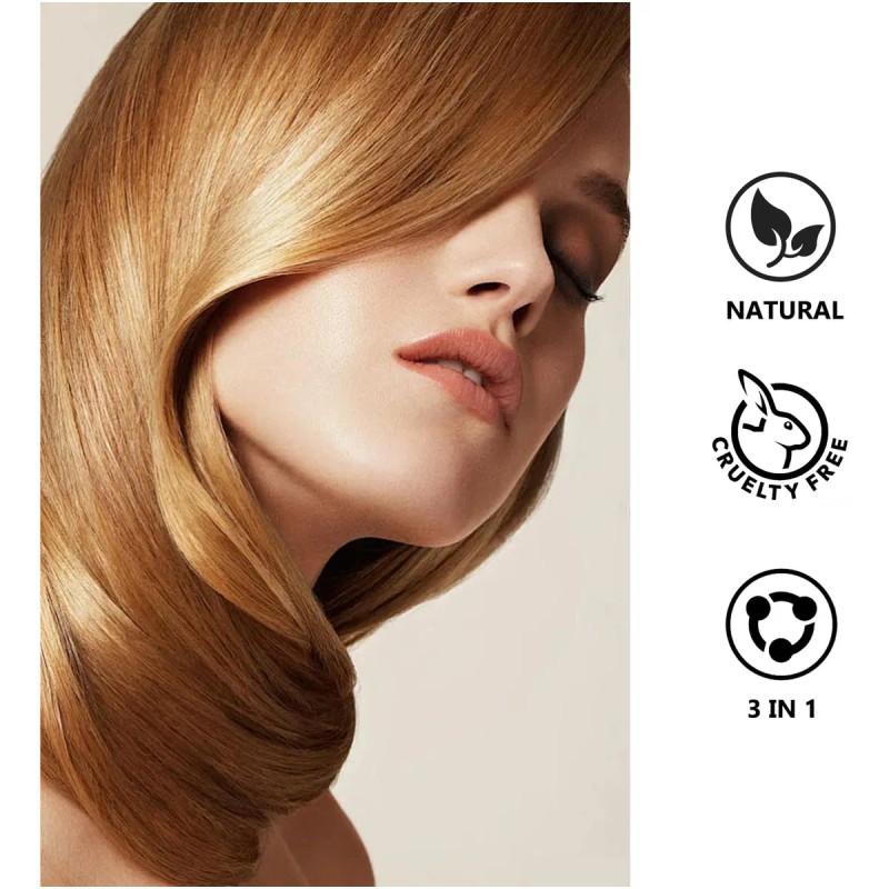 Onilyua Champú Para Tinte De Cabello Rubio Castaño, Champú 3