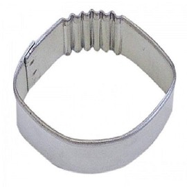 R & M Football Cookie Cutter, Mini, Silver
