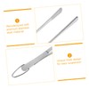 Ipetboom Stainless Steel Food Tweezers Tongs Long Kitchen Tool with
