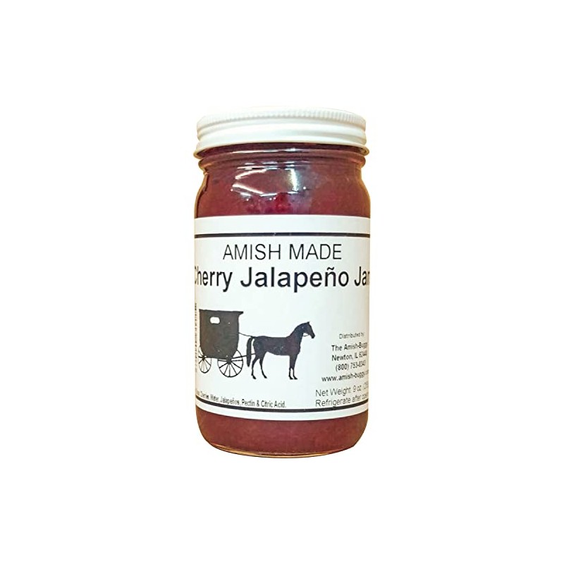 Amish Jam - 8 Oz Jar - Qty 3 (Cherry