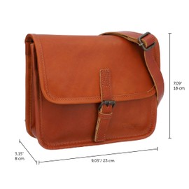 Gusti Federico B. Shoulder Bag with Plate Handlebar Bag with Plate Shoulder Bag City Bag Bicycle Bag Leather Vintage Brown Leather