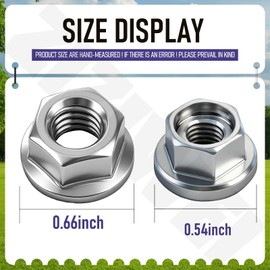 2 Set 90250Y Chainsaw Bar Nuts Kit Replace 43301903933 V265000200 for Echo CS-520 CS-590 CS-400 CS-306 CS-310 CS-450 107280340