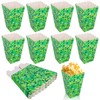 24pcs Popcorn Boxes, Green Game Party Popcorn Boxes Creative Snack