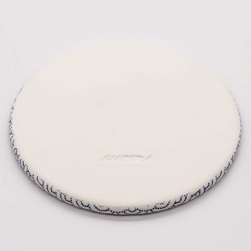 Mino Ware 458-0203 "Sousera" Water Absorption Coaster Ceramic, Diameter Approx.