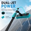 Adjustable 24FT Water Fed Pole Cleaning Kit with 4 Brush
