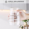 13oz Iced Coffee Cup, Glass Tumbler with Straw and Lid,