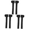 Mipcase 3 Pairs Gym Strap Hand Grip Gloves for Weightlifting
