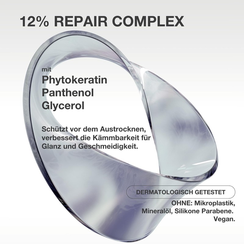 Pomélo+Co Reparierender Conditioner mit 12% Repair-Complex aus Phyto-Keratin, Kollagen und