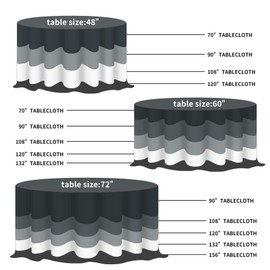 Vintage Tropical Palm Floral Plant Vinyl Round 60In Table Cover Waterproof Vinyl Tablecloth with Flannel Backing, Round Tablecloth