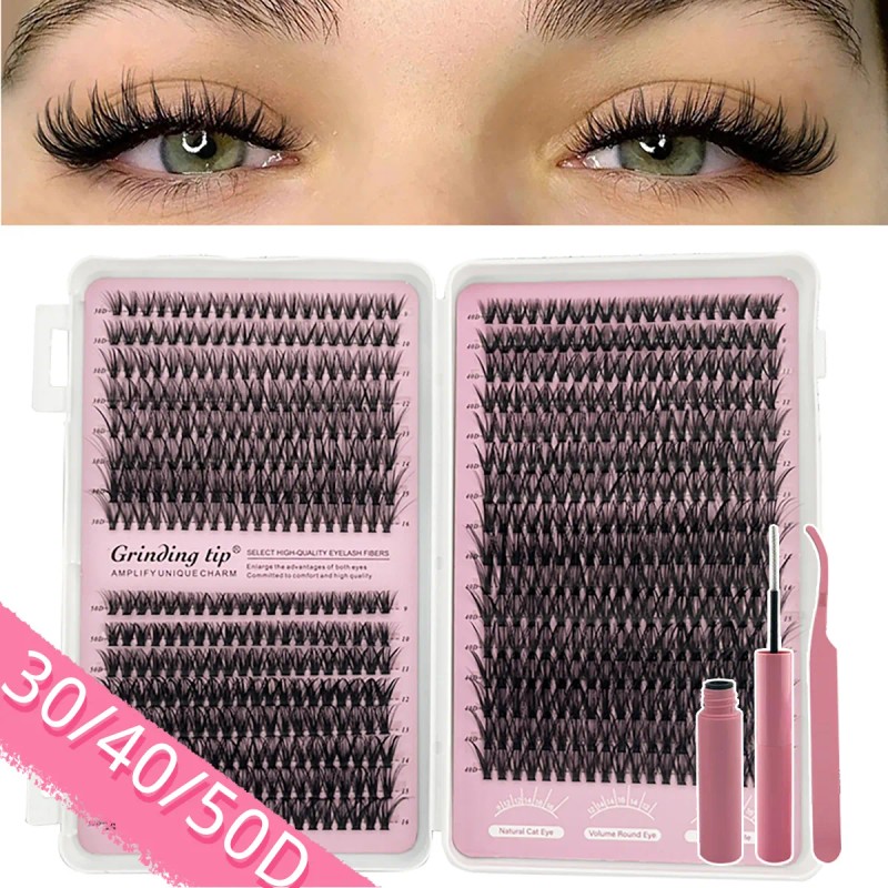 Kit De Extensión De Pestañas Naturales De 480 Piezas